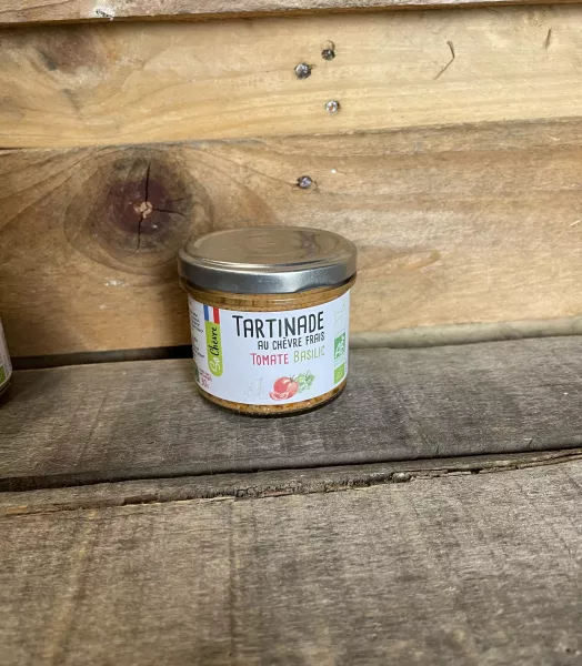 Tartinade au chèvre frais Tomate Basilic