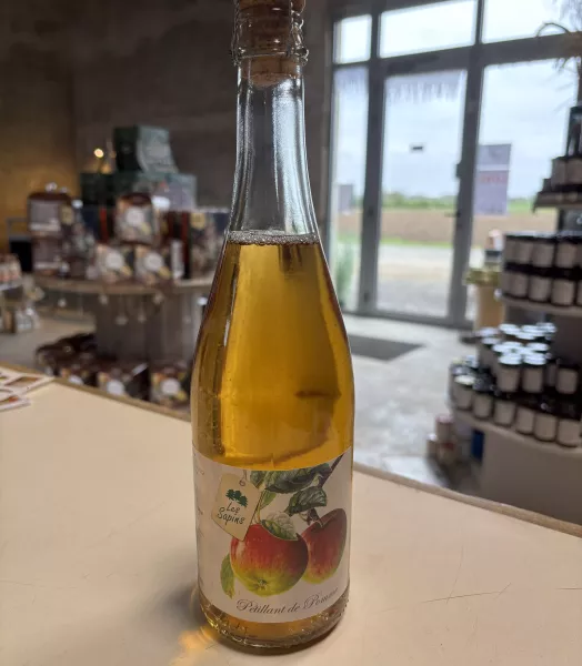 Pétillant jus de pomme